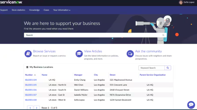 Using the OOTB Product Catalog in the ServiceNow Business Portal