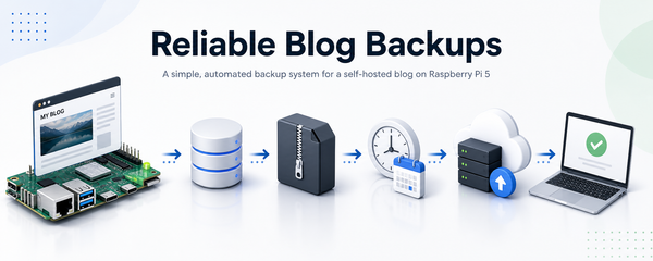 Building a Simple but Reliable Backup System for a Self-Hosted Ghost Blog
